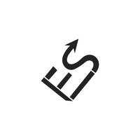 inicial carta es ou se logotipo vetor logotipo Projeto