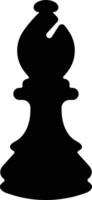 xadrez ícone dentro plano. isolado em xadrez pedaço, xeque-mate. penhor, cavaleiro, rainha, bispo, cavalo, torre, estratégia Esportes atividade inteligente borda jogos elementos vetor para apps rede