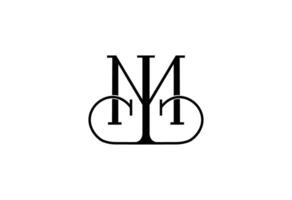 carta mjl vetor logotipo