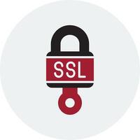 ícone de vetor ssl