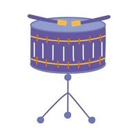 instrumento de música de bateria vetor