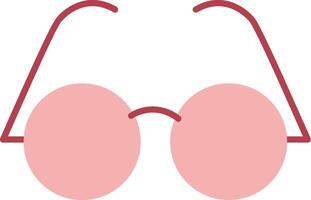 Óculos sólido dois cor ícone vetor