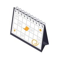 ícone do planejador de calendário vetor