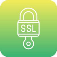 ícone de vetor ssl