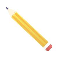 ícone de lápis isolado vetor