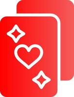 design de ícone criativo de pôquer vetor