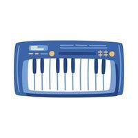 instrumento musical de piano vetor