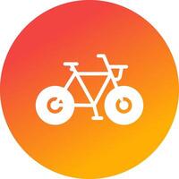 design de ícone criativo de bicicleta vetor