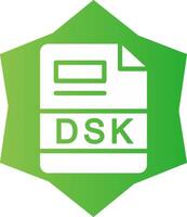 dsk criativo ícone Projeto vetor