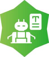 bots redação criativo ícone Projeto vetor