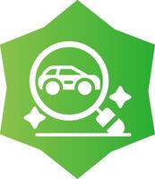 carro localizador criativo ícone Projeto vetor