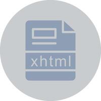 xhtml criativo ícone Projeto vetor