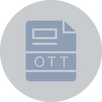 ott criativo ícone Projeto vetor