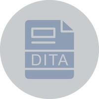 dita criativo ícone Projeto vetor