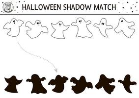 Jogo de tabuleiro preto e branco de halloween para crianças com casa  mal-assombrada e lindas crianças kawaii jogo de tabuleiro para festa de  outono com bruxa fantasma atividade para imprimir ou colorir
