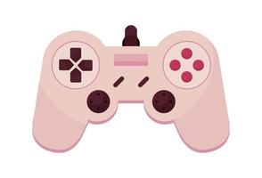 controle de videogame rosa vetor