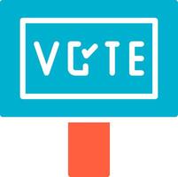 votar design de ícone criativo vetor