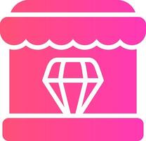 diamante fazer compras criativo ícone Projeto vetor