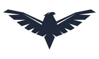 emblema pássaro falcão vetor
