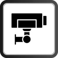 design de ícone criativo de câmera de CFTV vetor