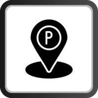 design de ícone criativo de estacionamento vetor