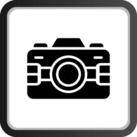 design de ícone criativo de câmera fotográfica vetor