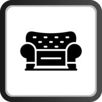 design de ícone criativo de sofá vetor
