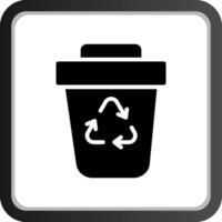 design de ícone criativo de lixo vetor