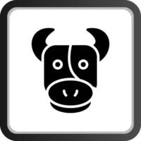 design de ícone criativo de vaca vetor