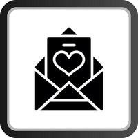 design de ícone criativo de cartão de casamento vetor