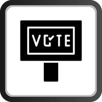 votar design de ícone criativo vetor