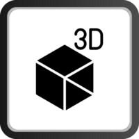 3d objeto criativo ícone Projeto vetor