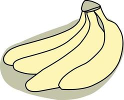 banana fruta ilustração vetorial vetor