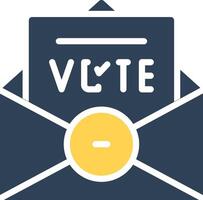 votar design de ícone criativo vetor