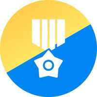 design de ícone criativo de medalha vetor