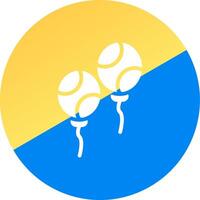 design de ícone criativo de balão vetor
