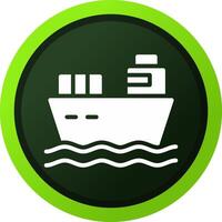 carga navio criativo ícone Projeto vetor