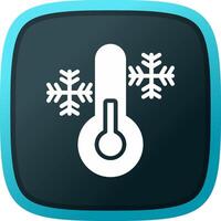 design de ícone criativo de temperatura vetor