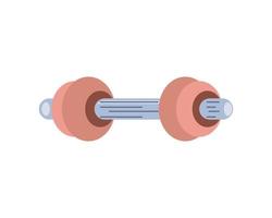 equipamentos de fitness barbell vetor