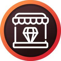 diamante fazer compras criativo ícone Projeto vetor