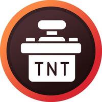 design de ícone criativo tnt vetor