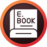 ebook criativo ícone Projeto vetor
