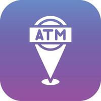 atm localização vetor ícone