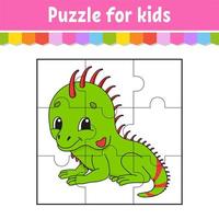 meu primeiro quebra-cabeça. pão. peças do puzzle - um jogo para crianças em  idade pré-escolar 4651366 Vetor no Vecteezy