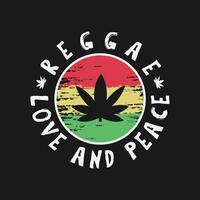 reggae à moda camiseta e vestuário abstrato Projeto. vetor imprimir, tipografia, poster