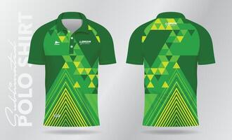 verde fundo padronizar para pólo camisa e jérsei uniforme brincar vetor