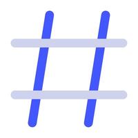 hashtag ícone para rede, aplicativo, uiux, infográfico, etc vetor