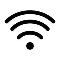 Wi-fi ícone para rede, aplicativo, uiux, infográfico, etc vetor