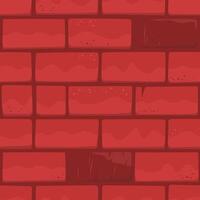 inacabado vermelho tijolo parede, feriado vetor fundo
