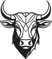 logotipo de vetor de touro